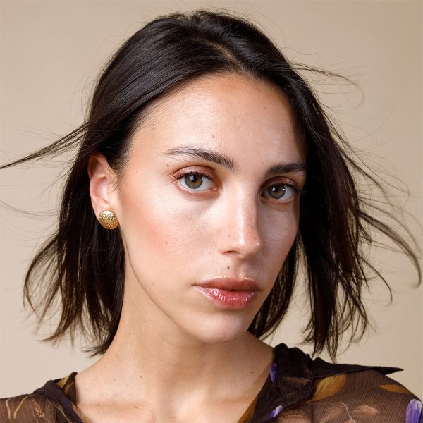 Satin Button Gold 15 MM - Image 3